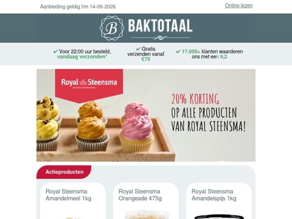 20% korting op jouw favoriete merk!