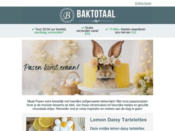 Maak Pasen extra smaakvol met deze recepten