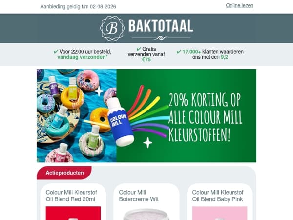 Een mooie week voor bakliefhebbers!