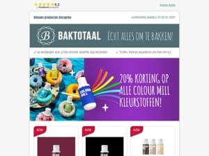 20% korting op alle Colour Mill kleurstoffen!