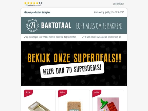 Super Deals: Kortingen tot wel 40%