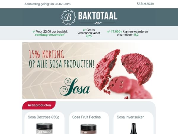 Ontdek onze nieuwste bakfavorieten!