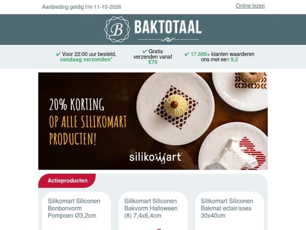 20% korting op alle Silikomart producten!