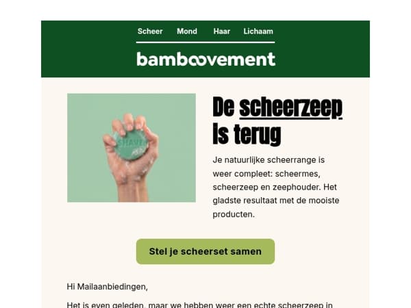 Het laatste stuk van je scheerroutine