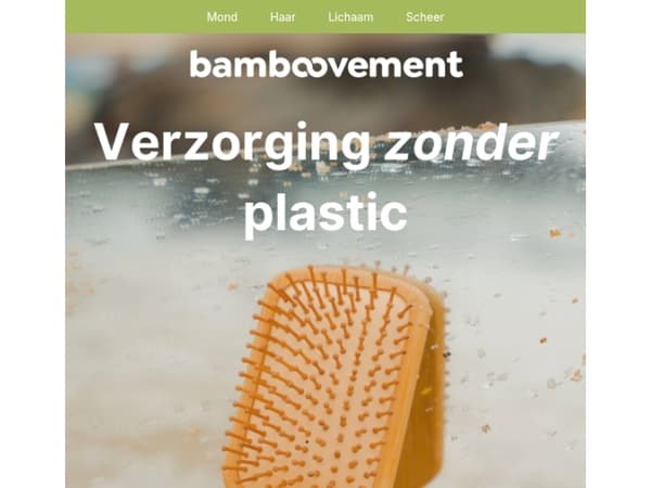 🌿 Verzoring zonder plastic