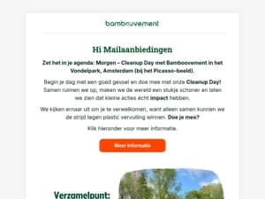 🤩Morgen is het zover: onze Cleanup Day!