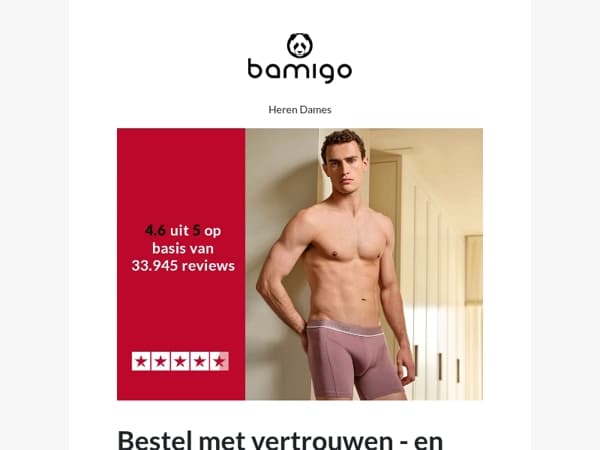 Bestel met vertrouwen - en hoge korting