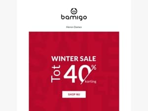 ❗️ Nu tot 40% korting