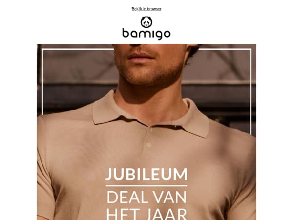 25% + 10% korting op alle polo's