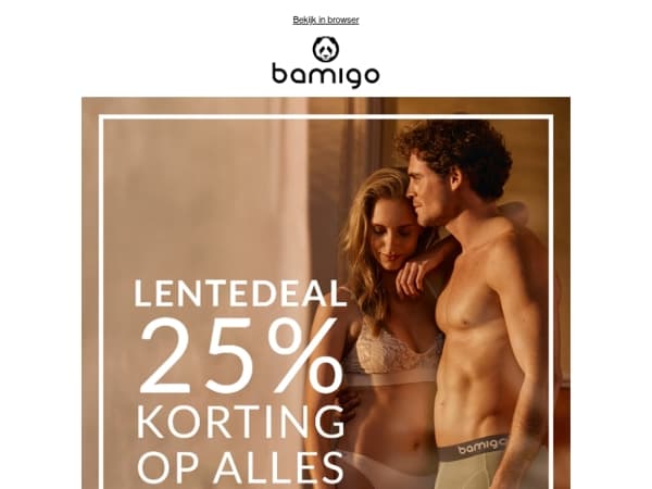 Laatste dag: 25% korting op alles