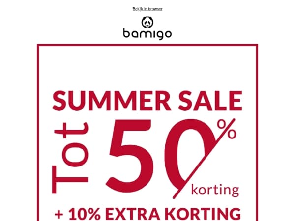 ❗️ Extreem hoge kortingen: tot 50% + 10% extra
