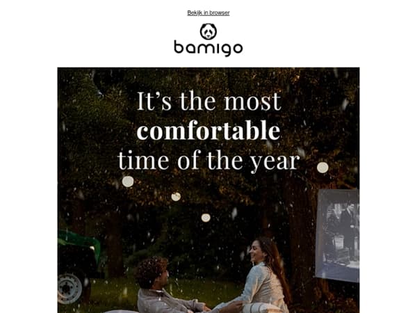 Comfortabele feestdagen gewenst 🎄🐼