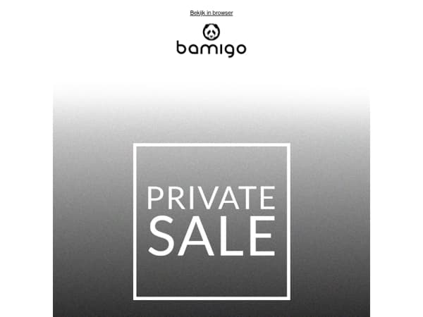 Private sale: de laatste uren ⏳