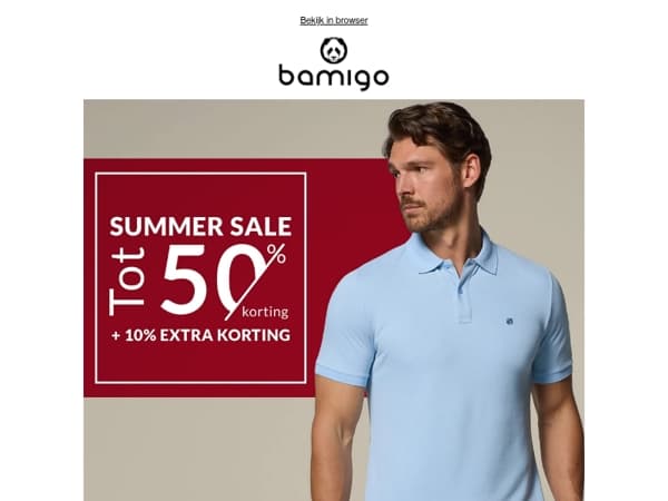 Hoge korting op alle polo's