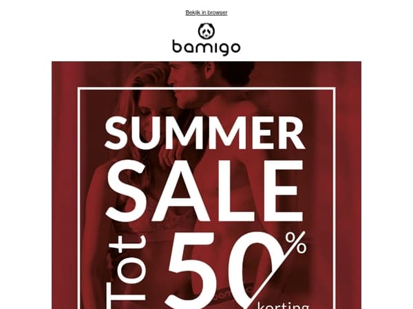 ☀️ Summer sale: tot 50% korting