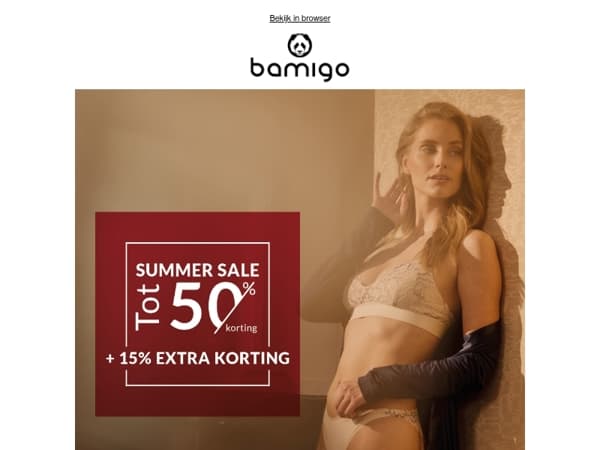 Shop onderkleding met extra veel korting