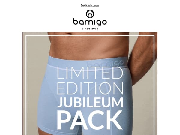 NIEUW | Jubileum-pack boxershorts