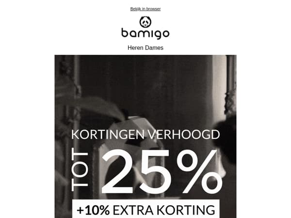 ◼️ BLACK FRIDAY: tot 50% + 10% EXTRA korting