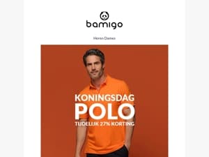Nieuw: Koningsdag polo's 👑