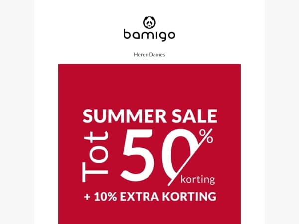 ❗️ Summer sale eindigt vandaag