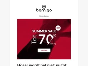 Ongekende korting: tot 70% ❗️