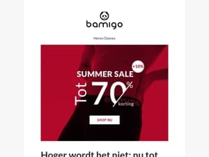 Ongekende korting: tot 70% ❗️