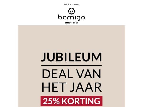 Bamigo is jarig en trakteert 🎉 🥳
