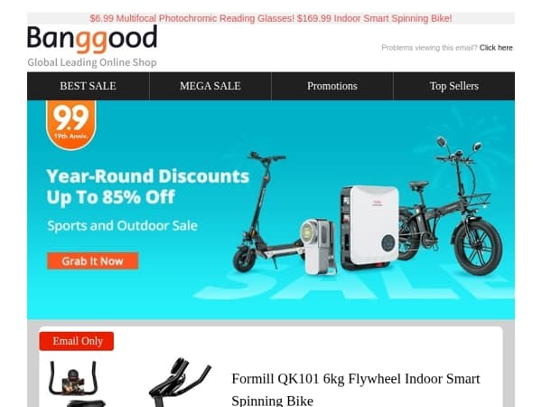 [19th Anniv. Sale for Outdoor Sports] Up To 85% Off! Only $465 Get KuKirin G2 E-Scooter! Only $149.99 Get 100Ah LiFePO4 Battery! Hurry!>>