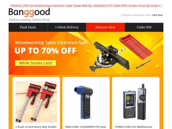 [Hot & New DIY Tools]Woodworking Tools Clearance Sale UP TO 70% OFF,Drillpro Power Tools Set with 2 Batteries Only $138.99!