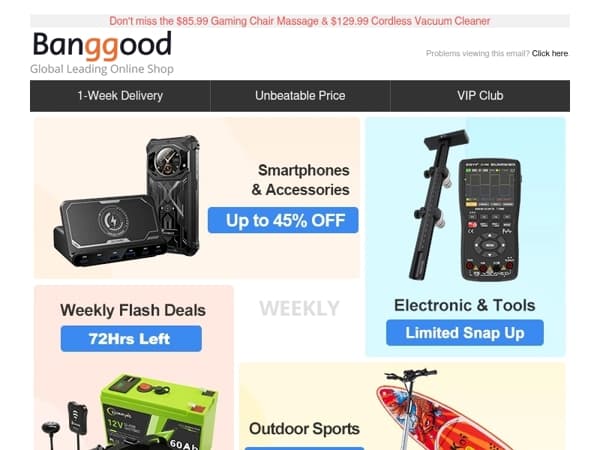 Your "Email Only" secret prices are inside! AMOLED ECG Smart Watch $29.99 😃