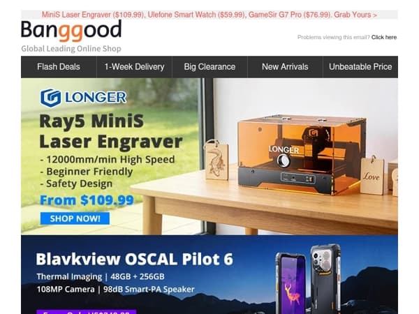 🚀 JUST RELEASED: Blackview OSCAL PILOT 6 & More New Tech. Deals from $59.99 — Shop Now!