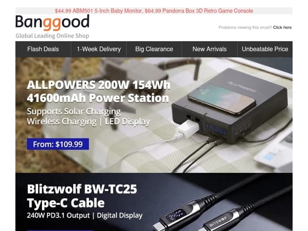 🔔[Hot for Electron] Only $22.99 BAOFENG MINI5 Walkie Talkie, $136.99 Handheld Radio, $52 Blitzwolf Max Projector.