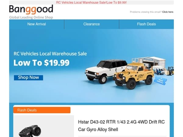 [RC Hot Sale] Hstar D43-02 Gyro Drift RC Car Only $35.99! VolantexRC Mini F4U V2 Only $86.99! Radiomaster TX15 Max Transmitter From $218.99! Buy Now!>>