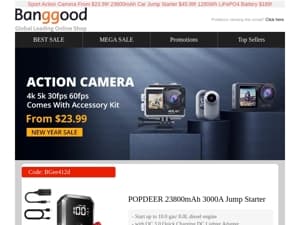 [New Year Sales Only From $9.99! ]  Kukirin G2 800W E-Scooter $449! 8inch Brushless Electric Chainsaw $25.99! Turbo Fan $19.99!