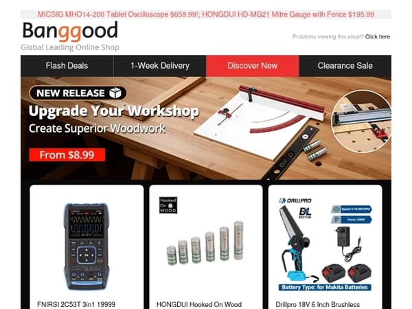 [From $8.99] New Arrivals Woodworking Tools Upgrade Your Workshop; HONGDUI Hooked On Wood HD30 Bench Dog Set $14.99, Shop Now>>