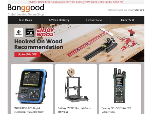 [ New Arrival & Clearance! ] VIOLEWORKS 6inch Electric Saw Clearance Only $23.99! Drillpro 20+1 Electric Screwdriver Only $19.99! Hurry!