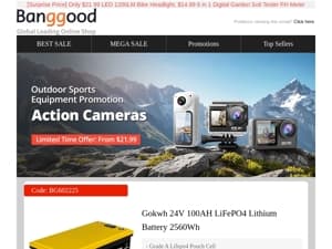 [Auto & Outdoor]Up To 70% OFF! POPDEER 20000mAh Jump Starter & Air Compressor $54.99 ,YUEHOO Carplay Dash Cam $64.99>>