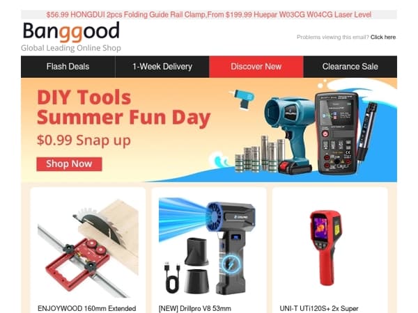 🔥DIY TOOLS DAY: Flash Deals>> Drillpro Turbo Blower ($34.99) & UNI-T Thermal Imager ($116.99)