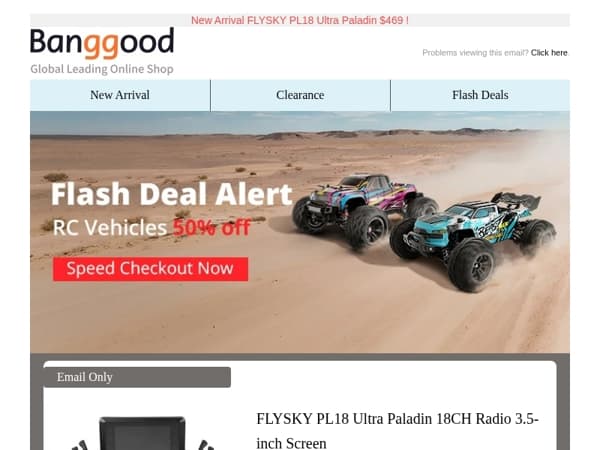 [Hot Sale] 60Pcs Limited RC ERA C032 Only $109 Snap Up ! Shop Now>>