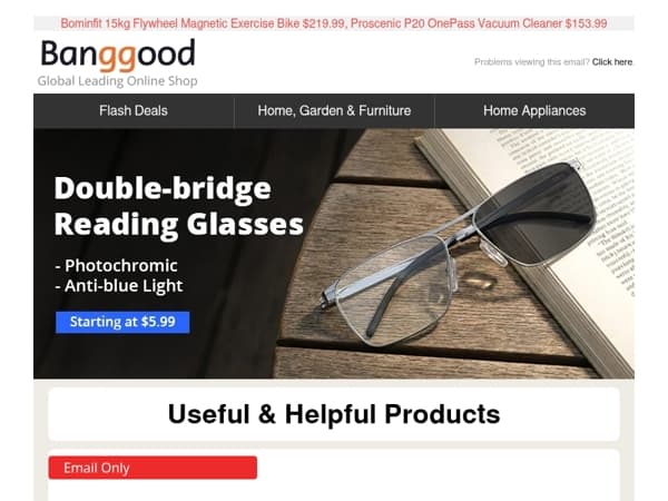 [Start at $5.99] Practical Photochromic Reading Glasses, Upgrade Version Wheel Knife Sharpener $24.99 >>