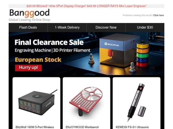 [ Hottest & Clearance! ] Hurry Up! EU Stock Weekend Sale>>Refurbished 2.1CH 120w Soundbar Only $47.99! More Inside>