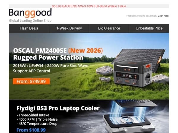 💡[New] LILYGO T-Watch Ultra $99.99 Only, $749.99 OSCAL 2016Wh Rugged Power Station.