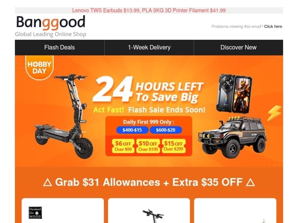 [24-Hours Countdown] ALL Under $59.99 + Extra Payment Discount!