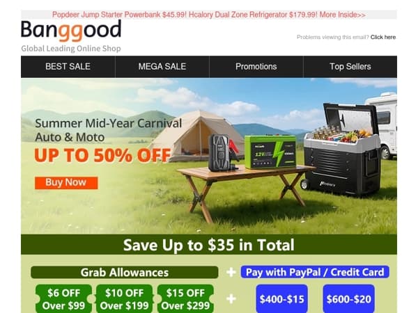 [Summer Outdoor & Auto Sale!] Up to 74% Off Cycling Gear 🚲 | Up to 70% Off Stand Up Paddle🏄‍♂️  | Up to 50% Off Scooters🛵!