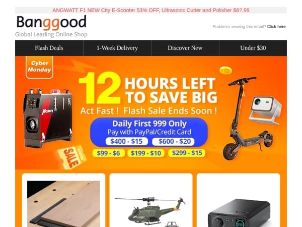 [Cyber Monday 12H Last Wave] Limited Bottom Price & Extra Payment Discount! Woodworking Planing Stop $11.99