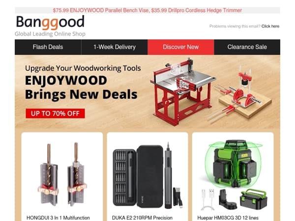 Upgrade Your Toolkit: Up to 70% OFF! Huepar 3D Level $116.99📐. DUKA Screwdriver Set $19.99!🪛