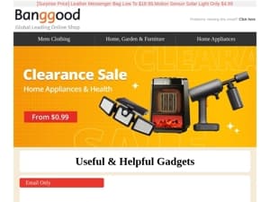 [Low To $0.99] Home Applicaces & Health Clearance Sales, Witner Clothing Sales Up To 80% Off.