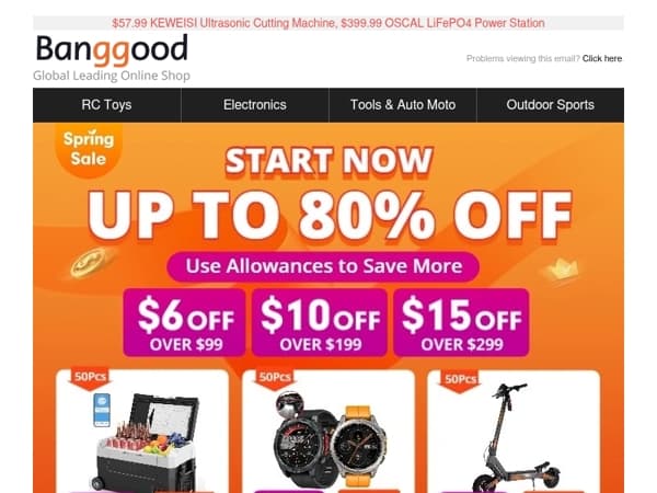 💥[Spring Sale Start Now] Bottom Price= Total $55 Allowances+ Up to 80% OFF! First 50Pcs Only >> 