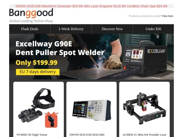 [ New Arrival & Clearance😃! ] $89.99 NV8000 3D Night Vision Binoculars! $56.99 FNIRSI 3in1 Oscilloscope! Office Chair $99.99! Grab!