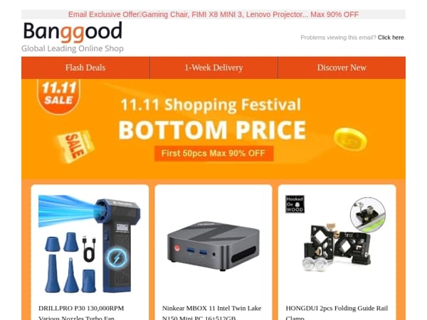 💥 [First 50pcs Grab the Bottom Price] $17.99 130,000RPM Turbo Fan, $11.99 500X Microscope 💥